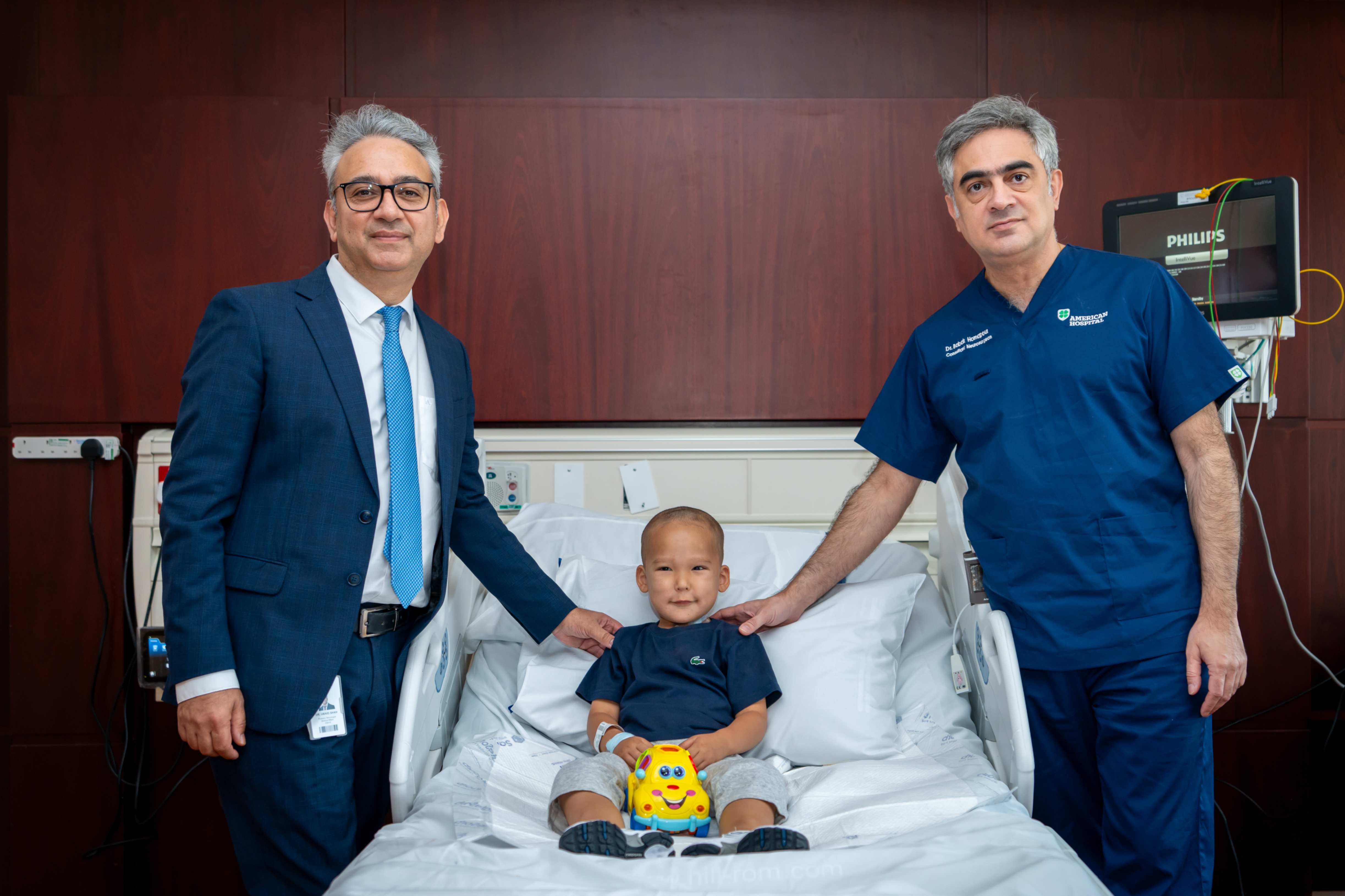 American Hospital Dubai performs successful VNS procedure  on 3-year-old with drug-resistant epilepsy